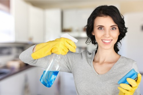 Local domestic cleaning team working in a Bermondsey residential property
