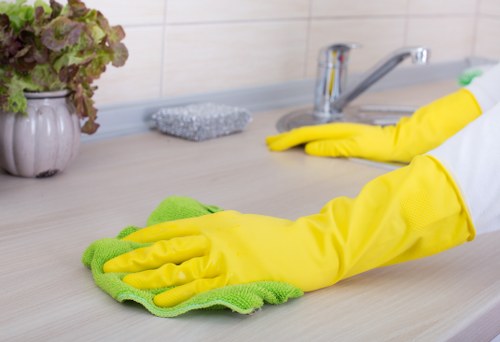 Detailed cleaning in a Bermondsey flat with attention to bathrooms and living spaces